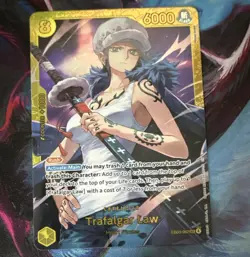 Bandai One Piece Trafalgar Law SR Alt Art Holo EB03-062 Memorial EN - Image 1