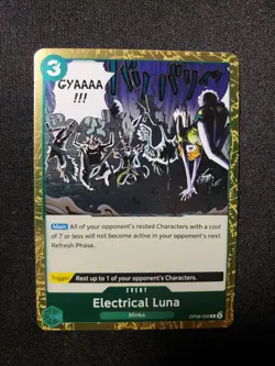 Electrical Luna OP08-036 Rare Two Legends One Piece Near Mint See Detailed Pics - Image 1