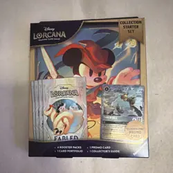 Disney Lorcana Starter Set Kit, Promo, Booster, Mickey, Ravensburger 2025 - Image 1