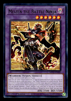 Meizen the Battle Ninja 1st Edition Rare MP23-EN185 Yu-Gi-Oh! - Image 1