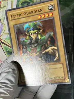 Yu-Gi-Oh! Celtic Guardian LOB-007 1st Edition NA English LP Original Print - Image 3