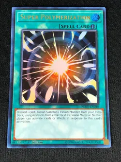 YUGIOH SUPER POLYMERIZATION DUDE-EN040 1ST ULTRA (NM) - Image 1
