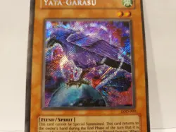 Yu-Gi-Oh! TCG Yata-Garasu Legacy of Darkness LOD-000 Unlimited Secret Rare - Image 4