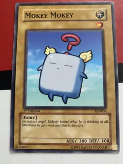 Yugioh! Mokey Mokey 1st Edition AST-057 NM/Mint - Image 1