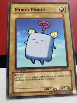 Yugioh! Mokey Mokey 1st Edition AST-057 NM/Mint - Image 2