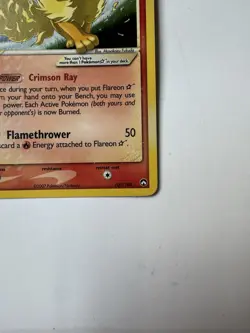 2007 Flareon Gold Star Power Keepers Pokemon Card Holo Rare - Image 4