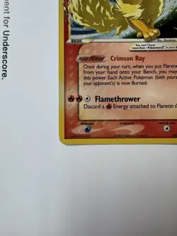 2007 Flareon Gold Star Power Keepers Pokemon Card Holo Rare - Image 5