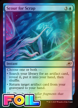 x1 Scour for Scrap FOIL EOE Edge of Eternities MTG 73 M/NM 1x - Image 1