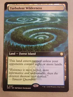 BRAND NEW Turbulent Wilderness (Extended Art) Commander: Secrets of Strixhaven - Image 1