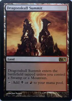 Dragonskull Summit 223 Rare Magic 2010 (M10) Magic: The Gathering Near Mint - Image 1