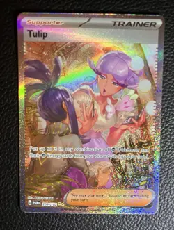 Pokemon TCG Tulip Holo 259/82 Special Illustration Rare Paradox Rift - Image 1