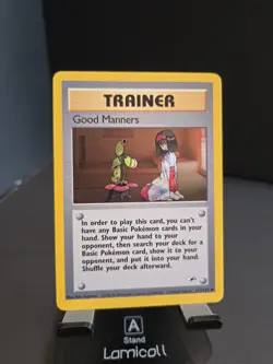 Good Manners 111/132 Gym Heroes Regular Vintage Pokemon Lightly Played Trading - Image 1