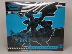 Pokemon TCG Scarlet Violet Black Bolt ETB Elite Trainer Box (Tear) - Image 1