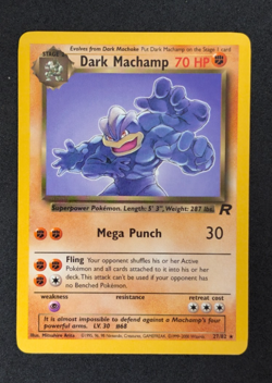 Dark Machamp - Team Rocket Unlimited 27/82 - Pokemon TCG (Vintage WoTC) - LP - Image 4