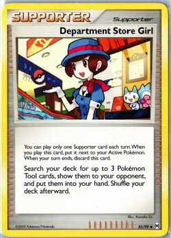 Pokemon Card - Department Store Girl 85/99 Arceus Uncommon Moderately Played - Image 1