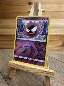 Pokemon SM - Crimson Invasion Reverse Holo Gastly #36/111 Lightly played - Image 1