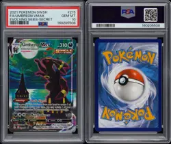Pokemon 2021 Umbreon VMAX 215/203 Alt Art Evolving Skies GEM MINT PSA 10 - Image 3