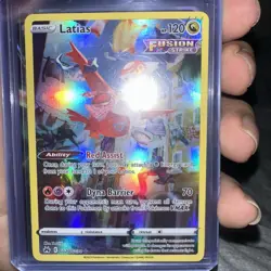 Pokemon TCG Latias GG20/GG70 Crown Zenith Galarian Gallery Full Art NM Condition - Image 1