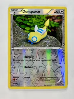 Dunsparce 2015 Pokemon XY Roaring Skies Reverse Holo #68/108 * Light Play - Image 1