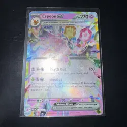 Pokemon TCG Espeon ex - Double Rare SV: Prismatic Evolutions 034/131 - Image 1