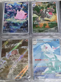 Pokemon Binder LOT IR, EX , PROMO & MORE! ✨Clefairy IR POF✨ READ DESC ⬇ - Image 2