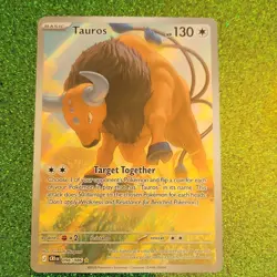 The Pokemon Company Tauros 096/086 Paldea Evolved Full Art Holo IR 130 HP - Image 1