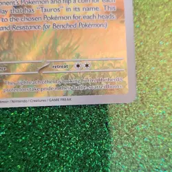 The Pokemon Company Tauros 096/086 Paldea Evolved Full Art Holo IR 130 HP - Image 3