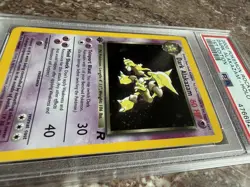 2000 Pokemon Team Rocket Holo Rare Dark Alakazam First Edition 1/82 PSA 8.5 🔥 - Image 2