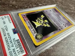 2000 Pokemon Team Rocket Holo Rare Dark Alakazam First Edition 1/82 PSA 8.5 🔥 - Image 3