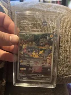 Pikachu 173/165 Sv: Scarlet & Violet 151 Holo Tag 8.5 Rare Graded Pokemon - Image 1