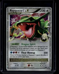 Pokemon TCG Rayquaza C LV.X DP47 Diamond Pearl Promo MP/HP - Image 1