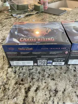Pokemon TCG Chaos Rising Elite Trainer Box Sealed Lot of 2 - Image 2