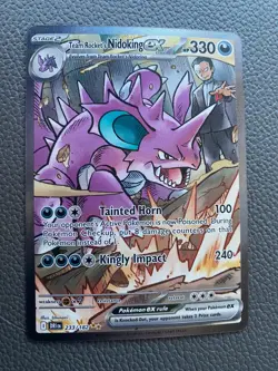 Pokemon Team Rocket"s Nidoking ex HP 330. 223/182 - Image 1