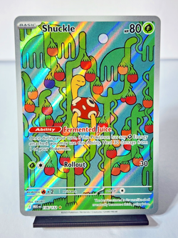 Pokemon TCG - Shuckle Illustration Rare 136/132 Me01: Mega Evolution Holo - Image 1