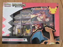 Pokemon TCG Celebrations Lance's Charizard v Brand New Factory Sealed Collection - Image 2