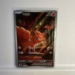 Pokemon Vulpix 138/132 Me01: Mega Evolution Illustration Rare Full Art Holo - Image 3