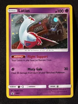Latias - SM87 Holo Promo Sun & Moon Promo Pokemon Lightly Played - Image 1