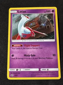 Latias - SM87 Holo Promo Sun & Moon Promo Pokemon Lightly Played - Image 2