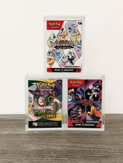 Pokemon Magnetic Booster Bundle Acrylic Case! Pokemon - READ!! OLD SIZE - Image 1