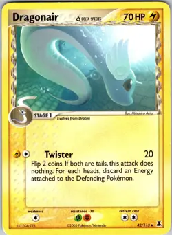 Dragonair - 42/113 (Delta Species) 042/113 Delta Species Pokemon TCG LP Normal - Image 1