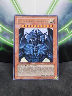 Yugioh Obelisk the Tormentor JUMP-EN037 Ultra Rare NM - Image 1