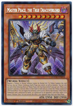 Master Peace, the True Dracoverlord DOOD-EN018 Secret Rare NM Yu-Gi-Oh! TCG #1 - Image 1