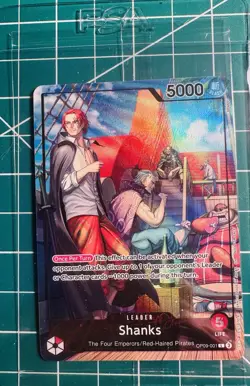 One Piece Shanks OP09-001 PSA Pro card - Image 1