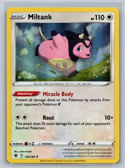 Miltank 126/189 Holo Rare Astral Radiance Pokemon Card Holo A010-027 Near Mint - Image 1