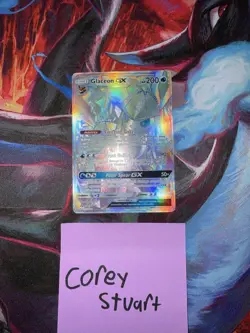 Pokemon TCG Glaceon GX Secret Rare Card 159/156 (See Description) - Image 1
