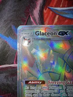 Pokemon TCG Glaceon GX Secret Rare Card 159/156 (See Description) - Image 2