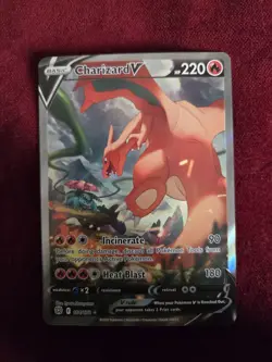 Pokemon TCG Charizard v Alt Art Rare Card Brilliant Stars 154/172 Near Mint - Image 1