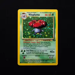 Vileplume 15/64 LP Jungle Holo Rare Vintage Pokemon TCG Card WOTC 1999 - Image 1