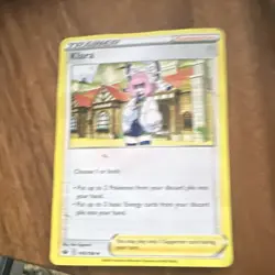 Pokemon TCG Klara Trainer Supporter Card 145/198 Sword & Shield Chilling Reign - Image 1