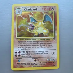 Pokemon TCG Card English Legendary Collection Charizard 3/110 Holo Rare - Image 1